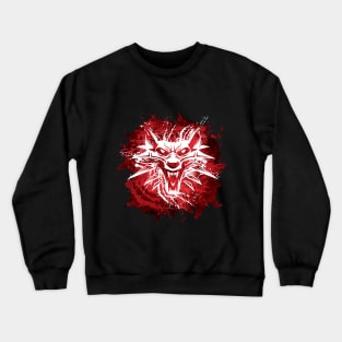 white wolf Crewneck Sweatshirt